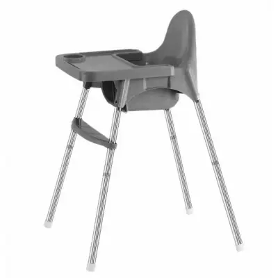 Scaun masa bebelusi cu centura 6-32 luni Gri