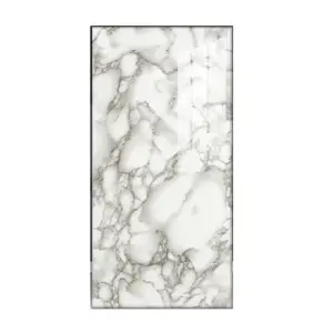 Tapet 3D autoadeziv, 60x30cm PVC, imitatie marmura, Gri, 10buc/set