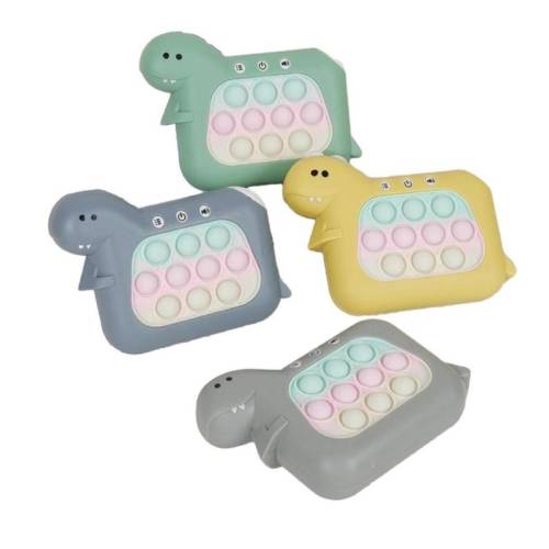 Consola, Joc Interactiv Pop It, Model Dinozaur, Verde