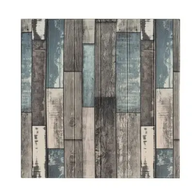 Tapet 3D autoadeziv, 70x70cm, din Rasina, Gri/ Albastru, 10buc/set