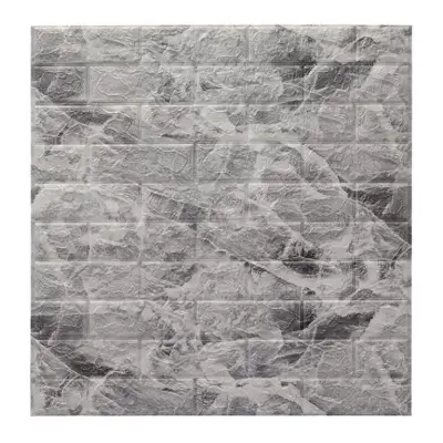 Tapet 3D autoadeziv, 70x77cm, Marmura Gri, 10buc/set