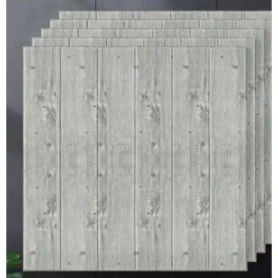 Tapet 3D autoadeziv, 70x70cm, Gri inchis, 10buc/set