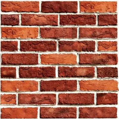 Tapet 3D autoadeziv, model caramida, rosu, 30x30cm, 10buc/set