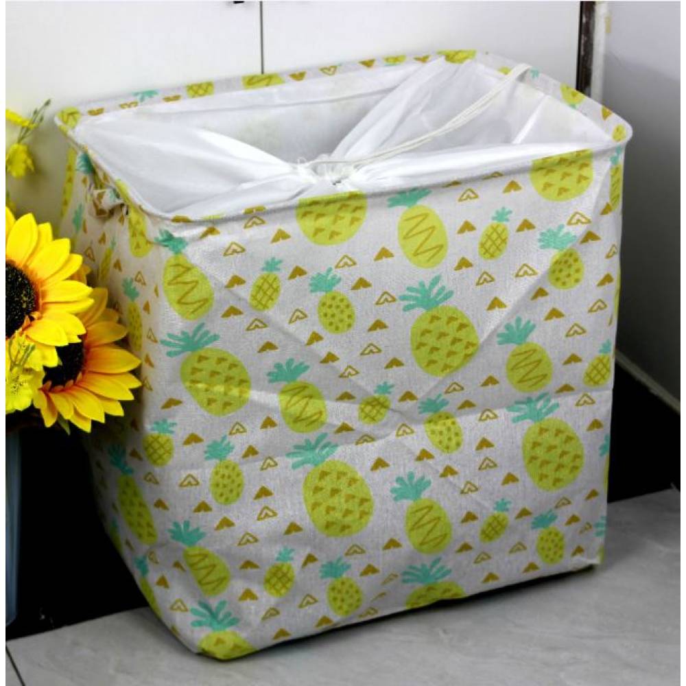 Cos depozitare pliabila 100 litri cu snur, galben Cos depozitare pliabila 100 litri cu snur, galben