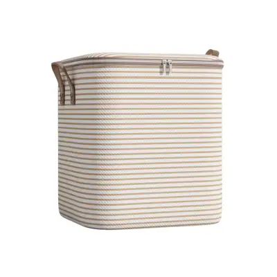 Cutie depozitare in dungi 100L,Bej