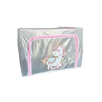 Cutie depozitare transparenta 66L, model Unicorn