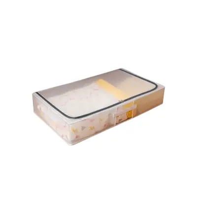 Cutie depozitare haine si incaltaminte Transparenta, 56L