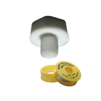 Reductie bazin IBC 1", filet exterior si Banda teflon 19mm x 15m