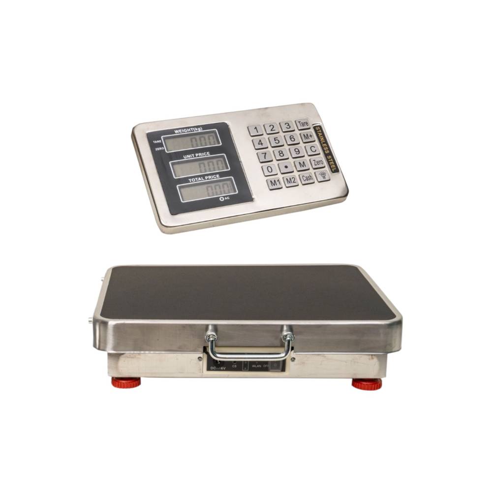 Cantar electronic cu platforma 32x42cm si WI-FI, 200Kg Inox Cantar electronic cu platforma 32x42cm si WI-FI, 200Kg Inox
