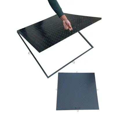 Capac canalizare tabla striata 50 x 50 cm (camin)