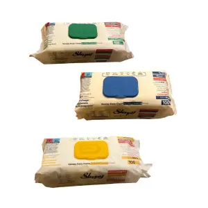 Servetele umede cu bicarbonat si otet pentru suprafete multiple, Sleepy 3buc/set