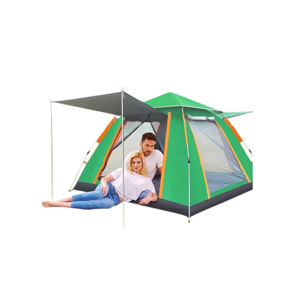 Cort camping 4 persoane 200x200x150cm Verde Cort camping 4 persoane 200x200x150cm Verde