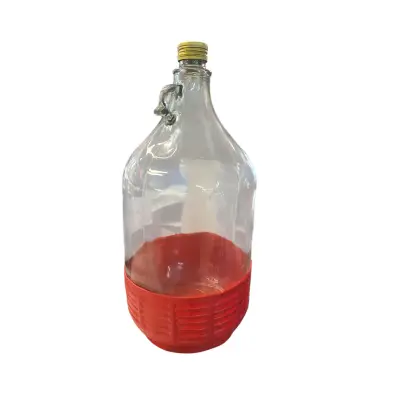 Damigeana 5 L (litri) sticla, dop prin infiletare