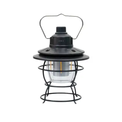 Felinar negru 3 tipuri de lumina 