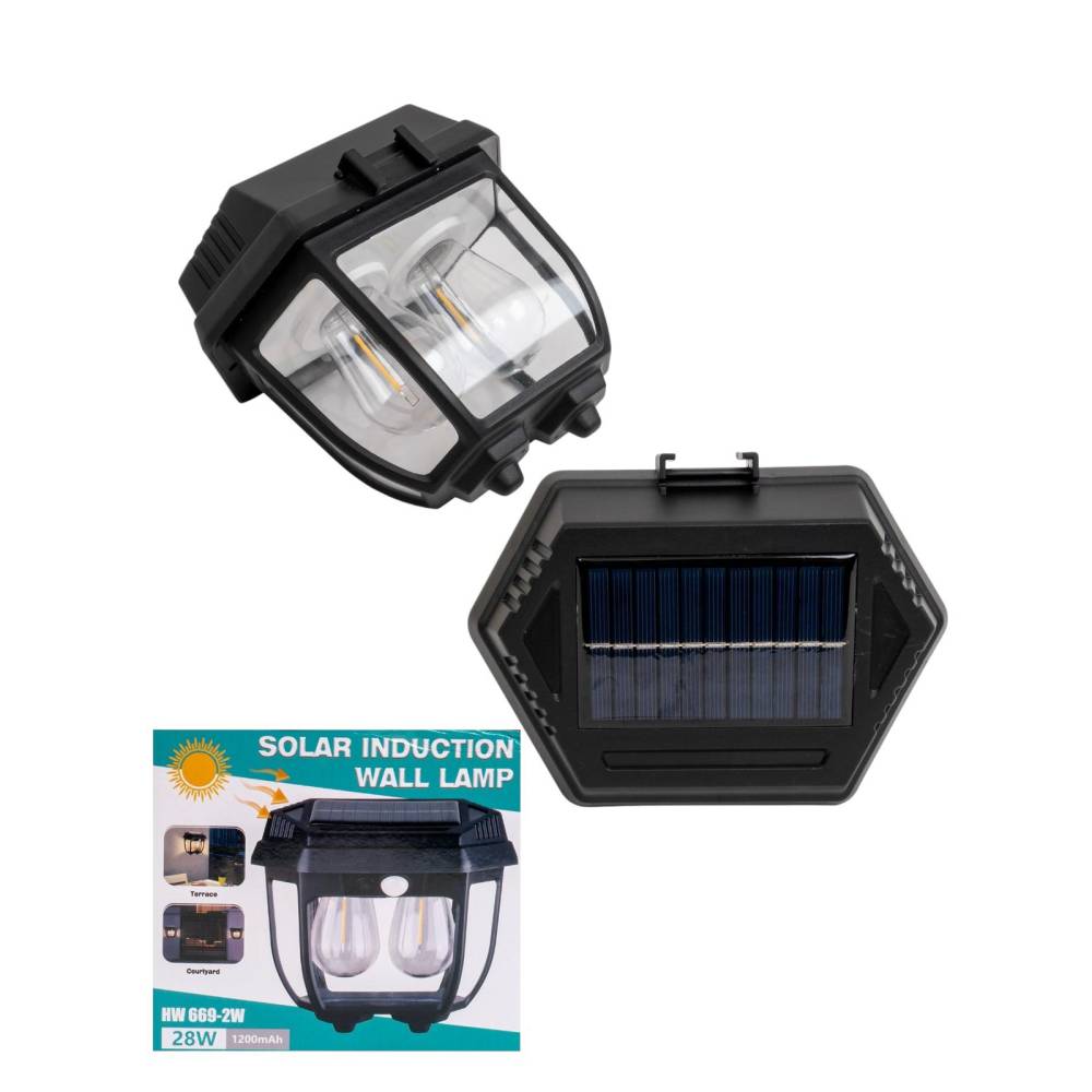 Lampa solara de perete 3 tipuri de lumina 28W Lampa solara de perete 3 tipuri de lumina 28W