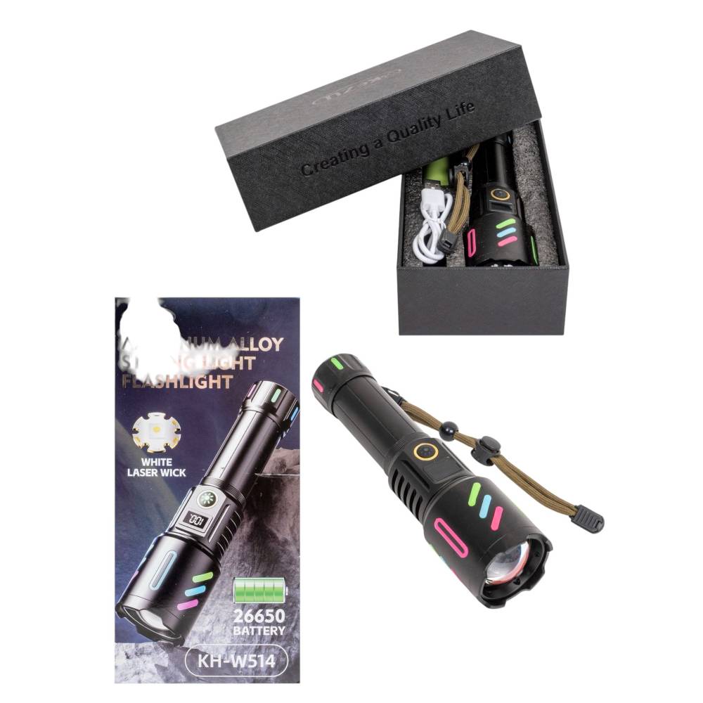 Lanterna 5 tipuri de lumina, USB Lanterna 5 tipuri de lumina, USB