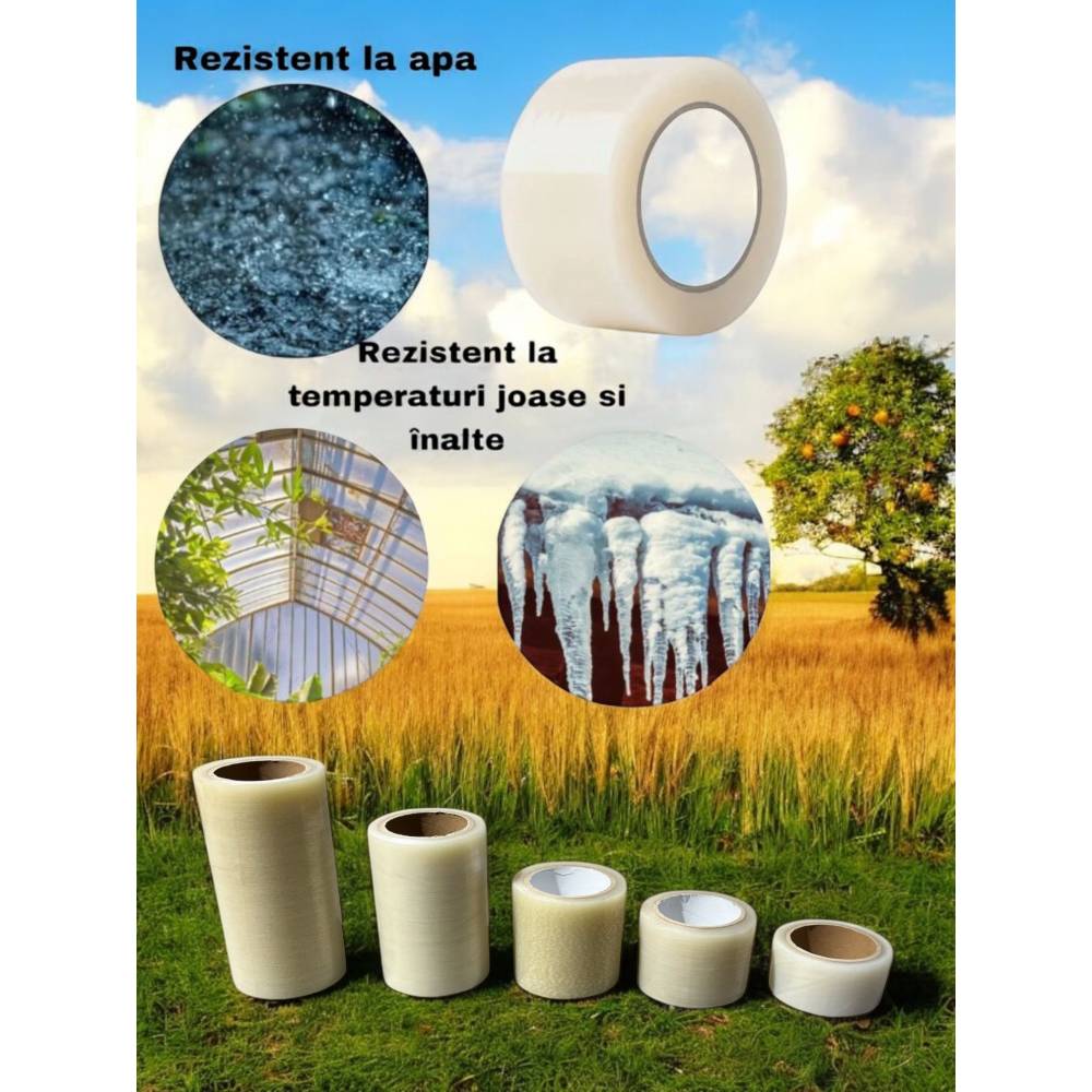 Kit folie solar cu scotch (reparatie) lipit folie solar 5 cm x 25 metri si accesorii Kit folie solar cu scotch (reparatie) lipit folie solar 5 cm x 25 metri si accesorii