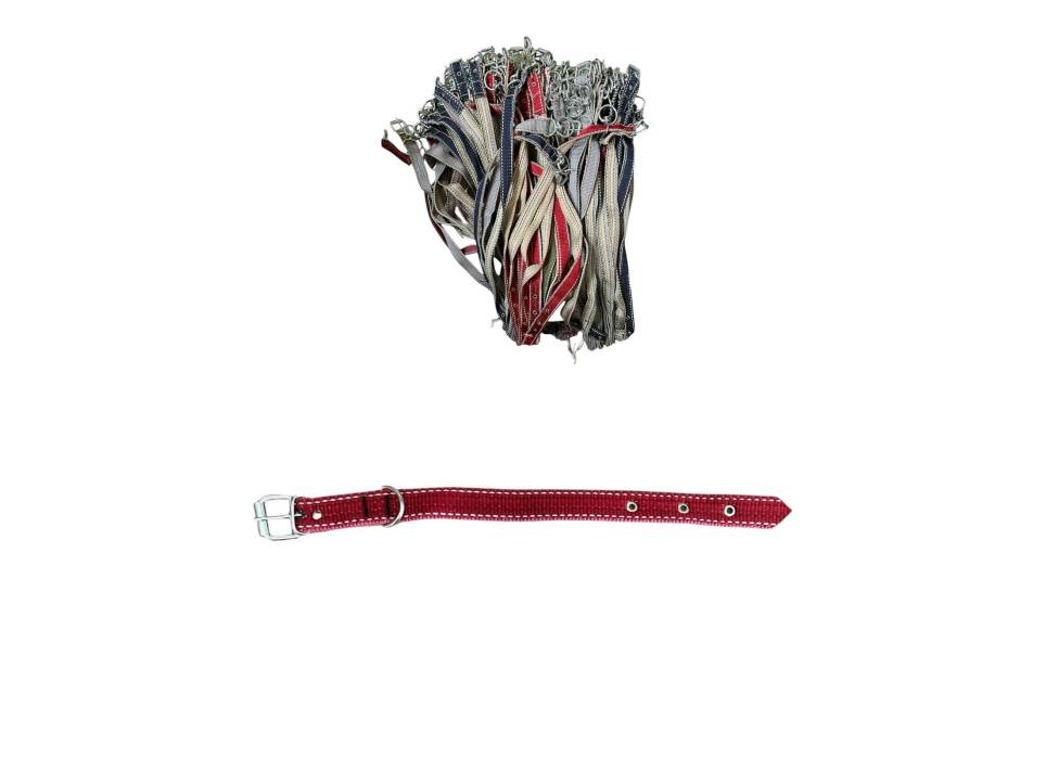 Curea caine material textil 2.5 x 40cm Curea caine material textil 2.5 x 40cm