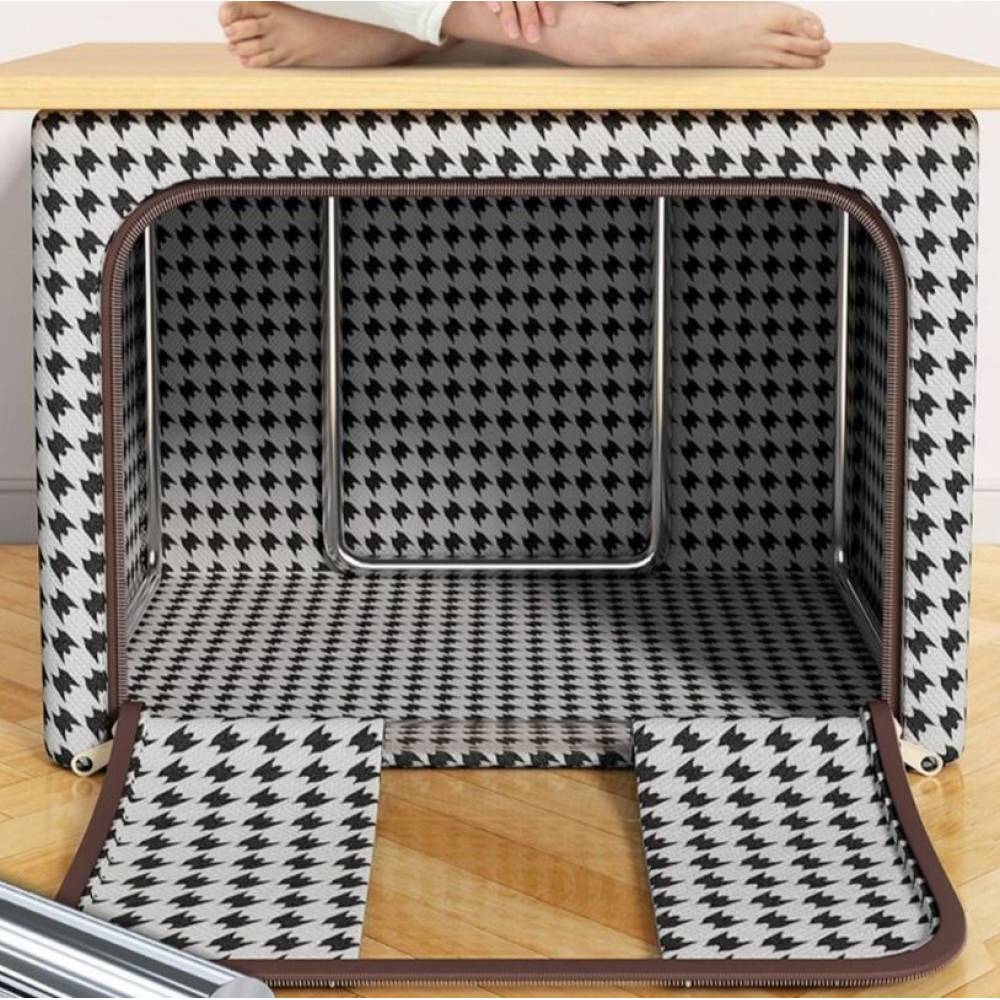 Cutie depozitare 24L cu o fereastra, Zebra Cutie depozitare 24L cu o fereastra, Zebra