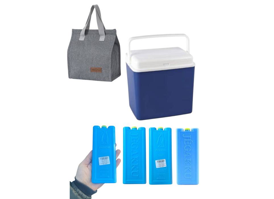 Geanta termoizolanta 3.3l Gr i+ Lada frigorifica 24 L + 4 pastile racire Enger 200g Geanta termoizolanta 3.3l Gr i+ Lada frigorifica 24 L + 4 pastile racire Enger 200g