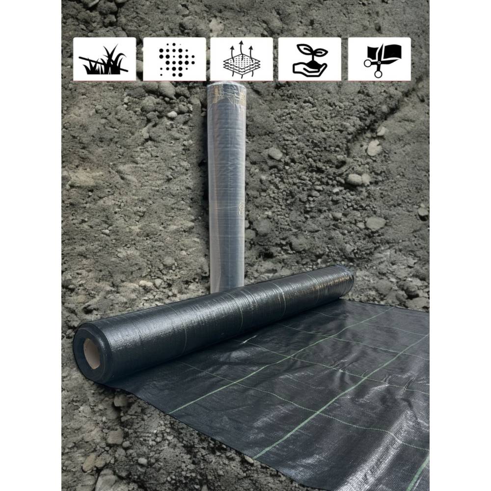 Folie pentru capsuni , agrotextil 1.5m latime, 10m L, 100g/mp