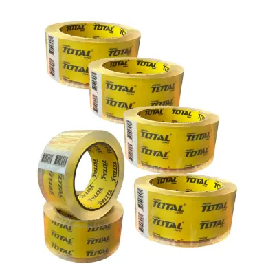 Banda adeziva /scotch transparent 48mm x 82m, set 6buc