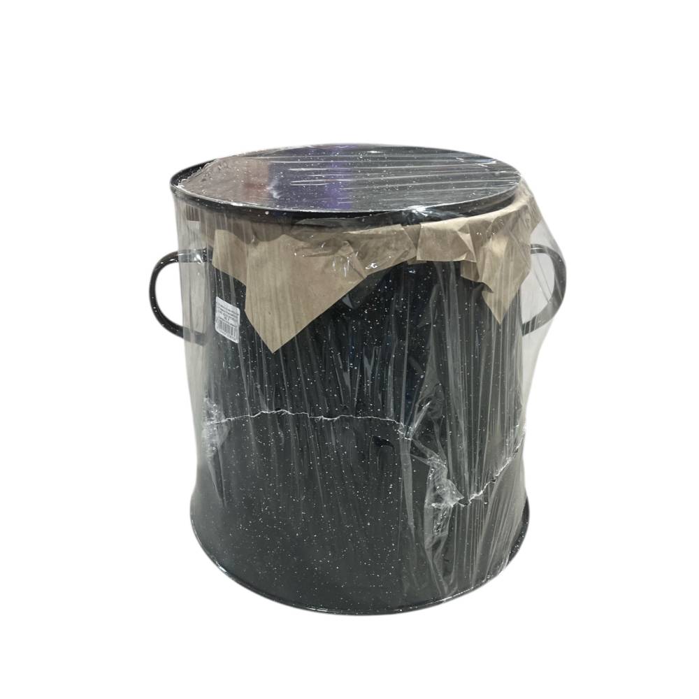 Garnita emailata 20 litri neagra (bidon untura) Garnita emailata 20 litri neagra (bidon untura)