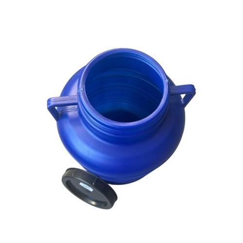 Butoi/Bidon 20L din plastic alimentar, cu capac prin infiletare si maner