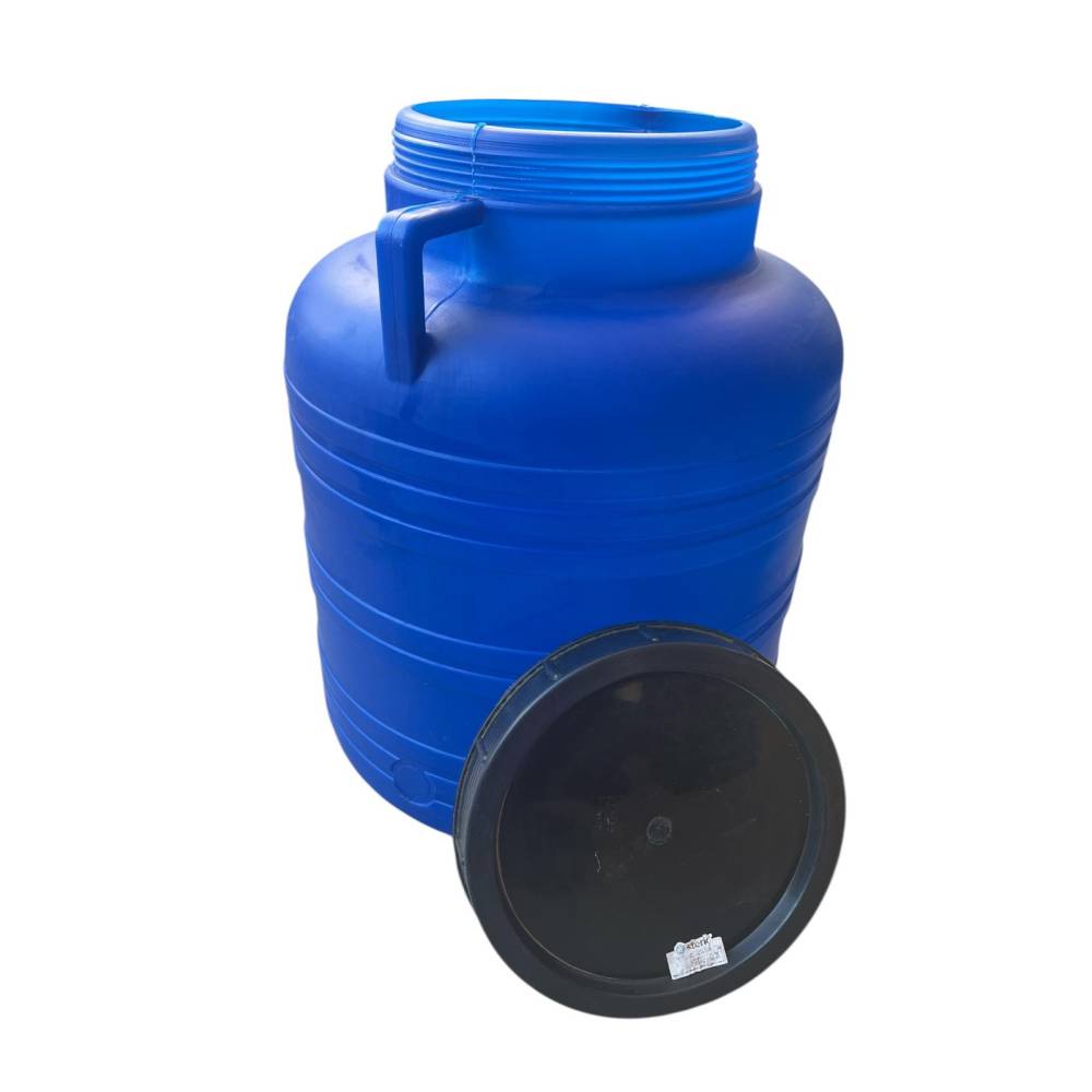 Butoi plastic 60 litri (bidon) cu capac Butoi plastic 60 litri (bidon) cu capac