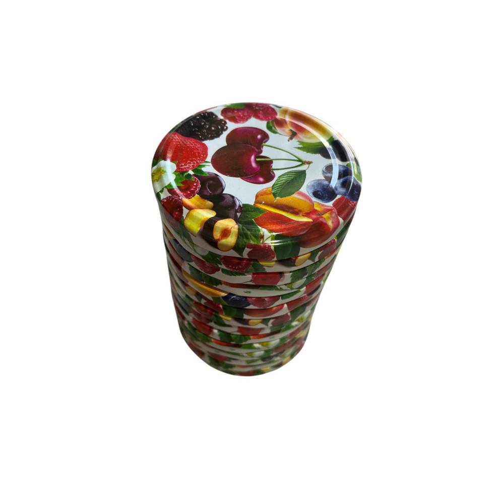 Capac borcan 82mm, pentru borcane din sticla prin infiletare- 40 bucati Capac borcan 82mm, pentru borcane din sticla prin infiletare- 40 bucati