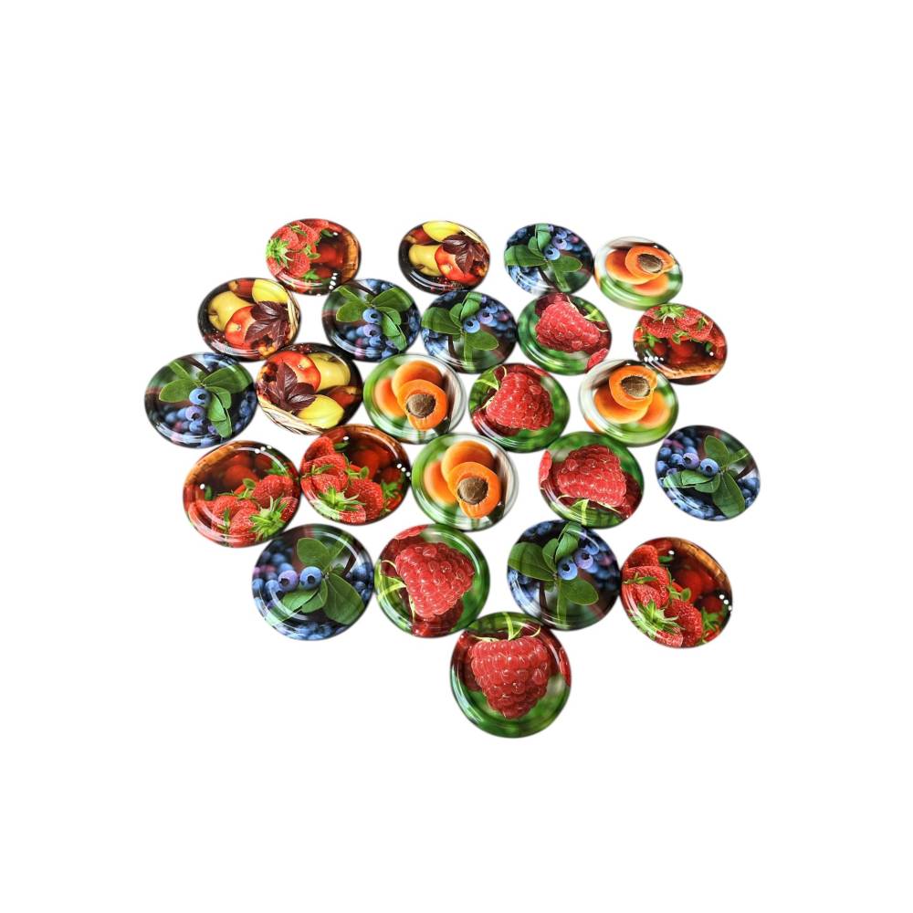 Capac borcan fructe 66mm, 50 bucati/set