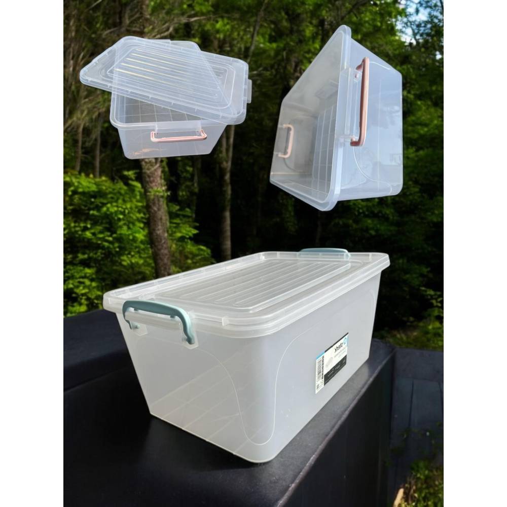 Caserola plastic cu capac si maner 25 litri