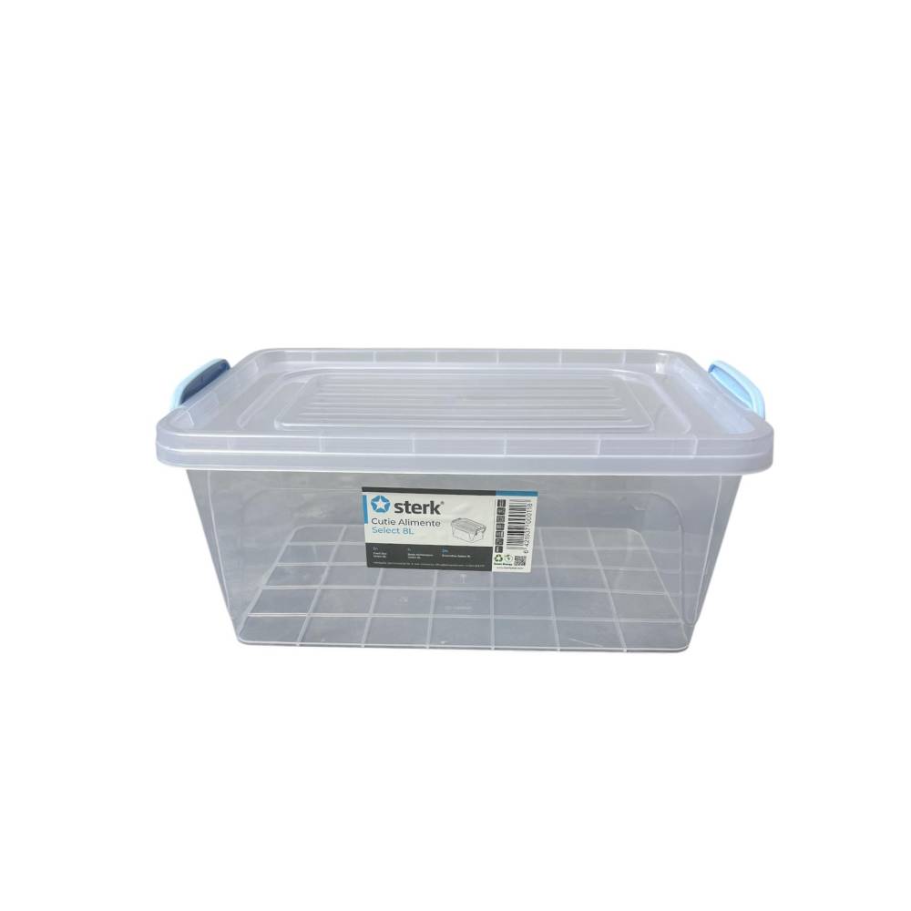 Caserola plastic cu capac si maner 8 litri