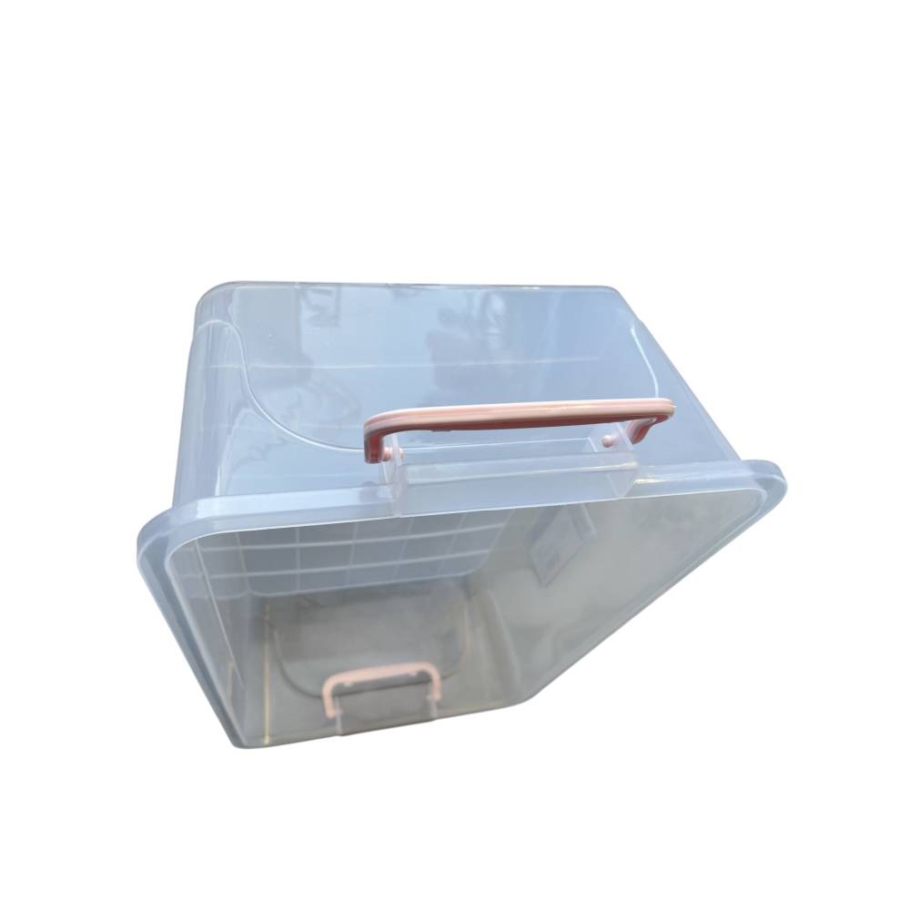 Caserola plastic cu capac si maner 16 litri