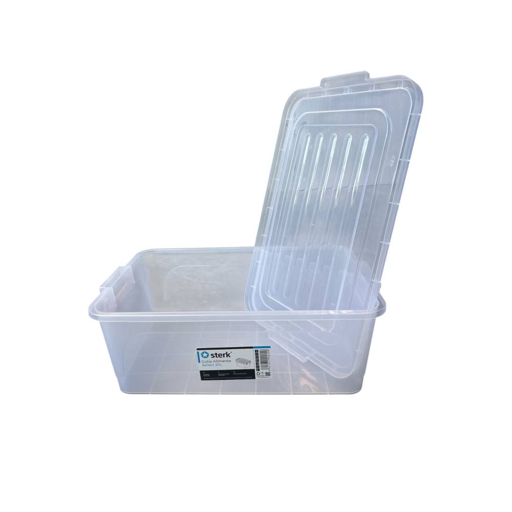 Caserola plastic cu capac si maner 20 litri, cutie alimente Caserola plastic cu capac si maner 20 litri, cutie alimente