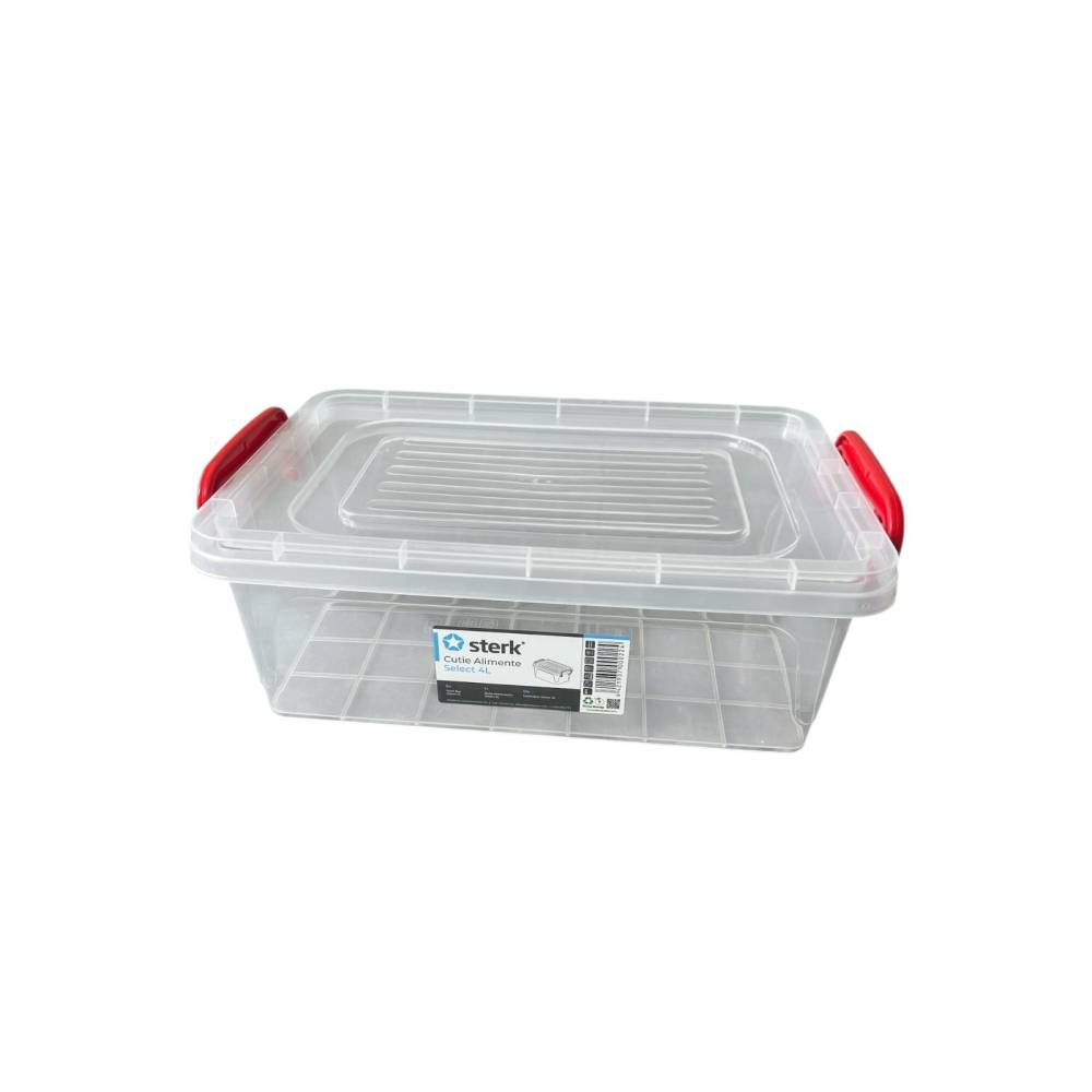 Caserola plastic cu capac si maner 4 litri, cutie alimente Caserola plastic cu capac si maner 4 litri, cutie alimente