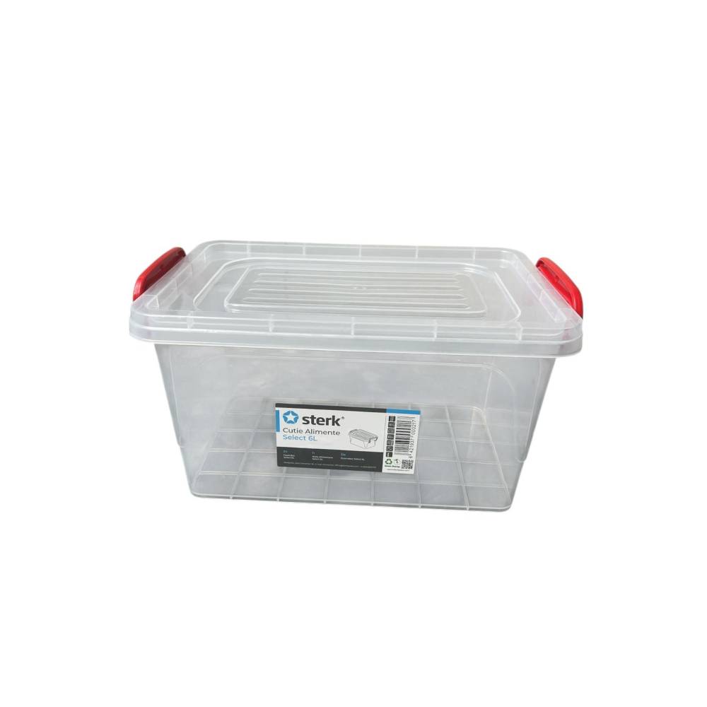 Caserola plastic cu capac si maner 8 litri