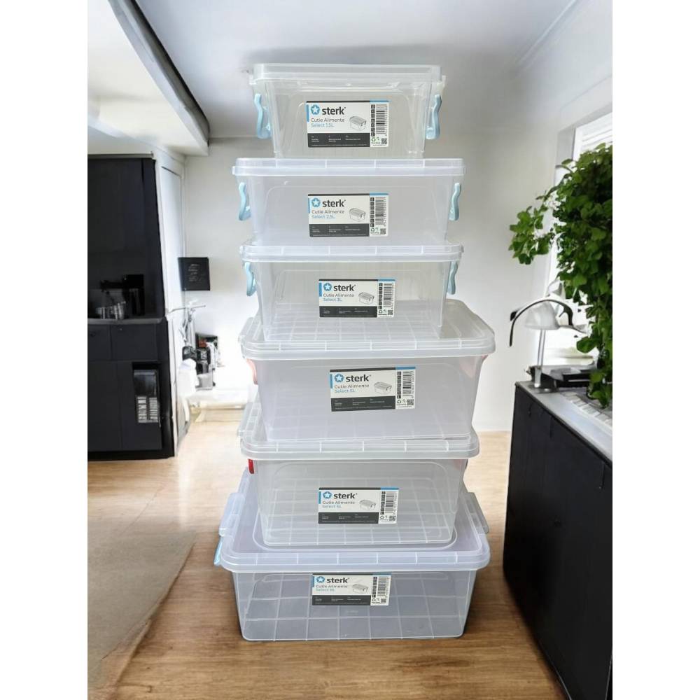 Caserola plastic cu capac si maner 8 litri