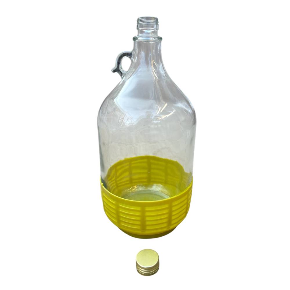 Damigeana 5 L (litri) sticla, dop prin infiletare