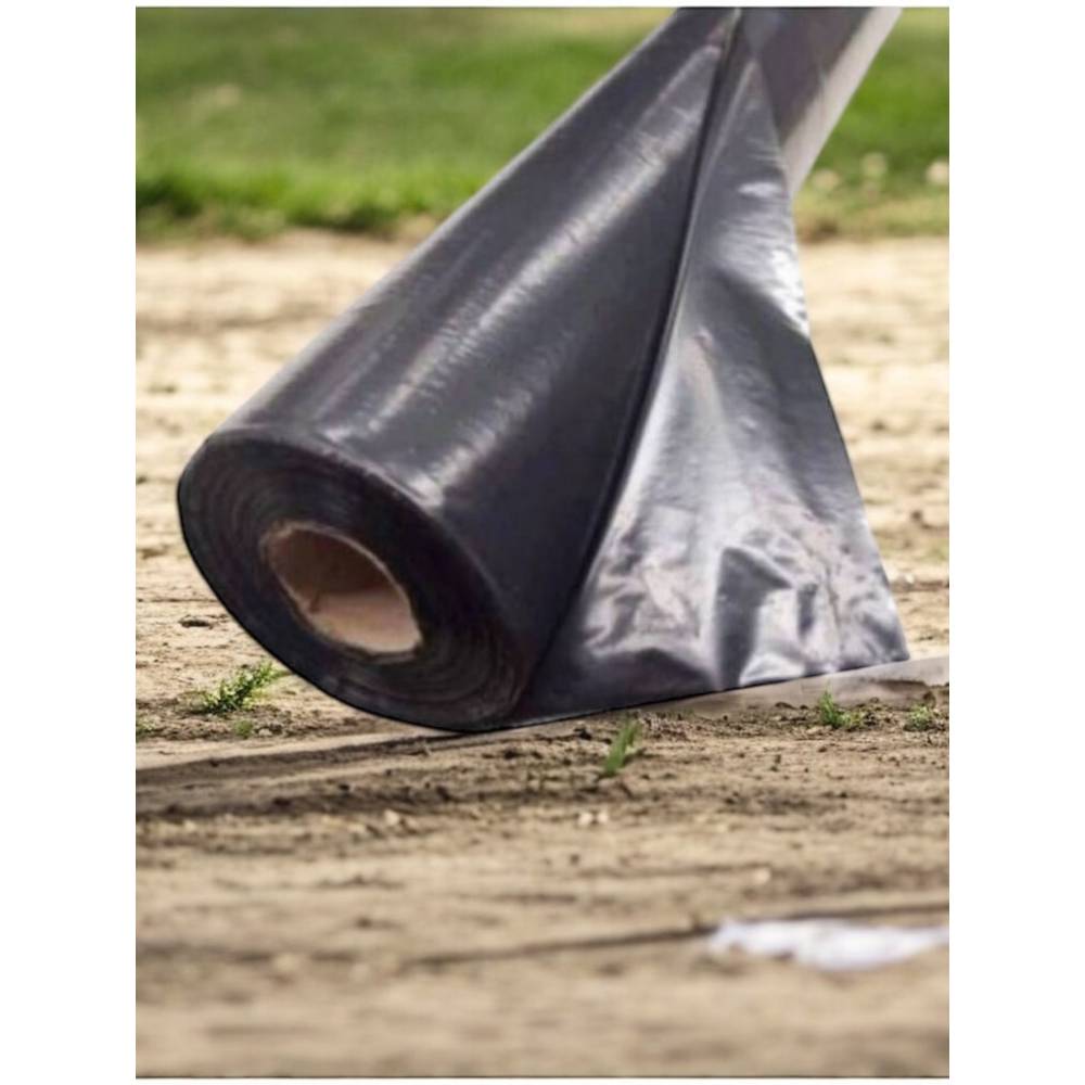 Folie mulcire 1.2m latime x 1000m L neagra, 150 microni Folie mulcire 1.2m latime x 1000m L neagra, 150 microni