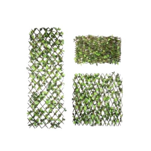 Gard artificial extensibil decorativ 2m x 1m verde (balcon, terasa) Gard artificial extensibil decorativ 2m x 1m verde (balcon, terasa)
