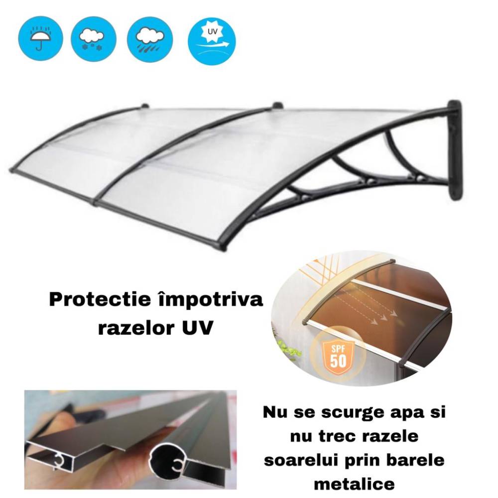 Marchiza, copertina usa intrare 120 x 240 cm Marchiza, copertina usa intrare 120 x 240 cm