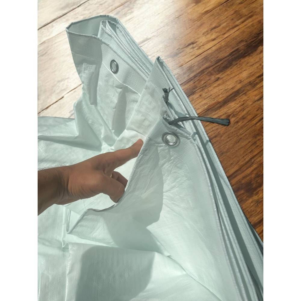 Prelata impermeabila 3 x 4m, 185g/mp alba Prelata impermeabila 3 x 4m, 185g/mp alba