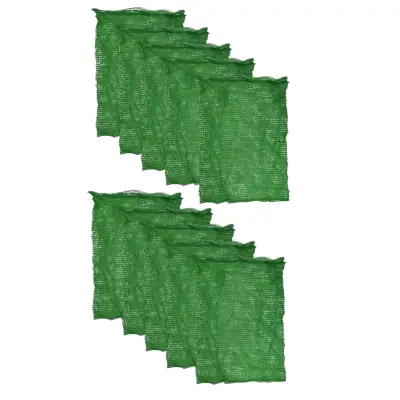 Saci plasa (raschel) verzi, 20 kg, 100 buc (40 x 60 cm)