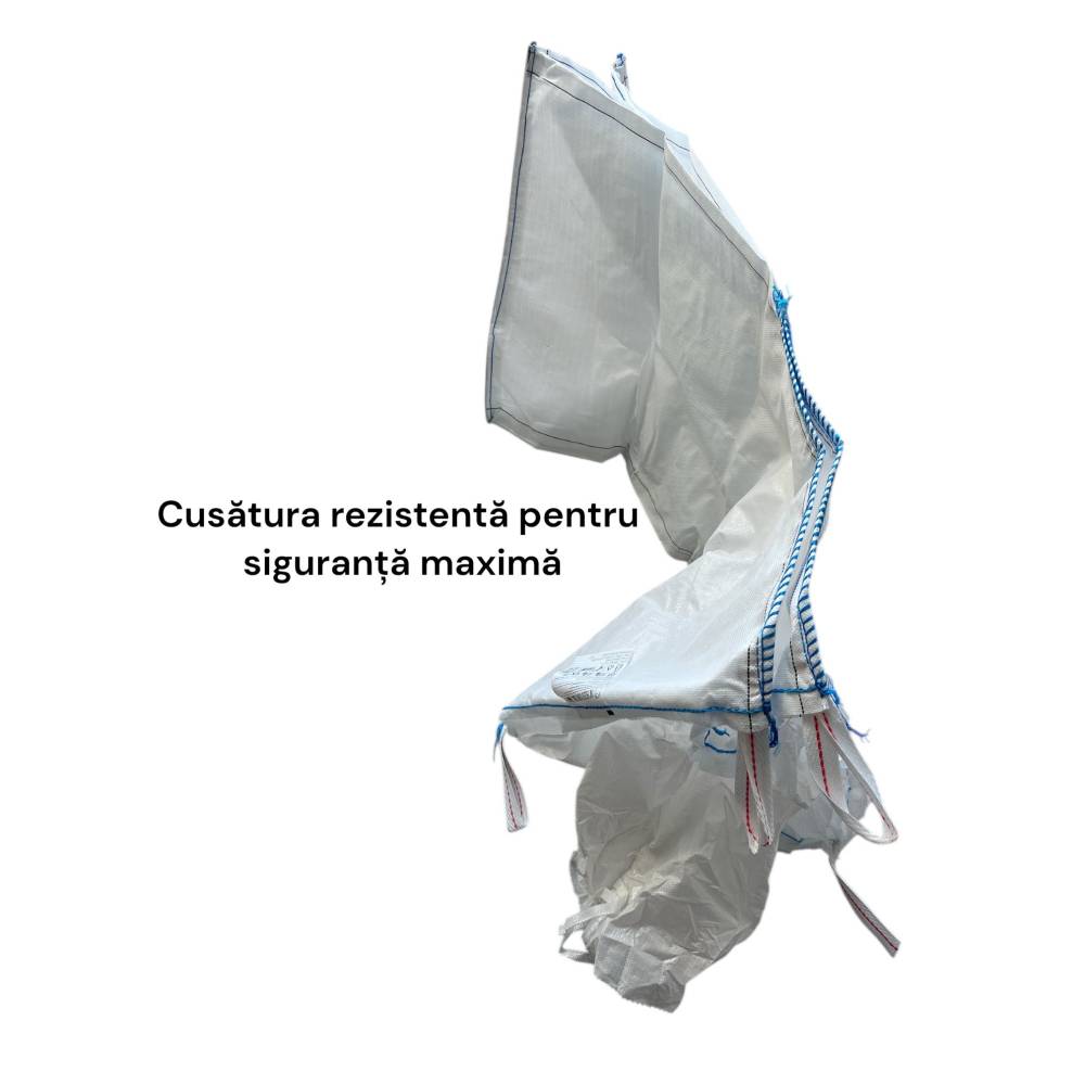 Big bags (saci) 500 kg, 90 x 90 x 95 cm, alb