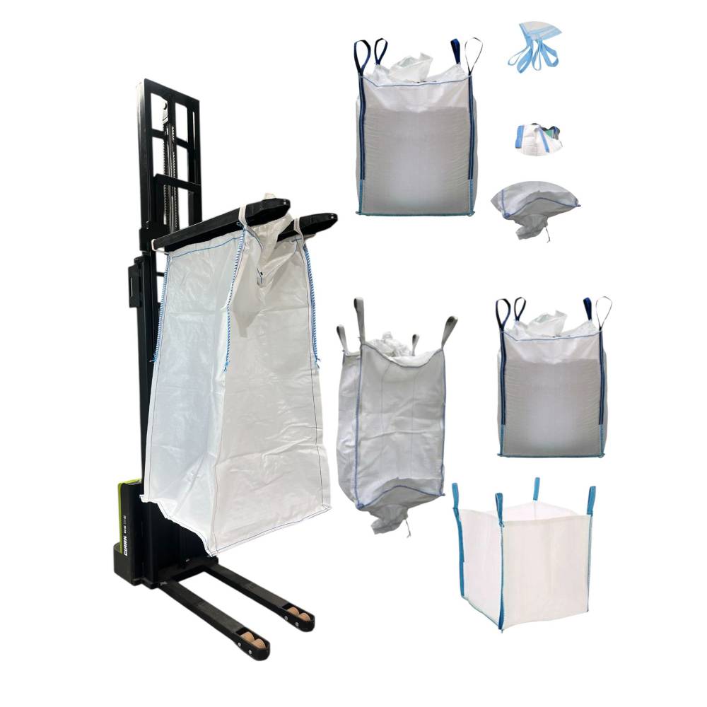 Big bags (saci) 500 kg, 90 x 90 x 95 cm, alb