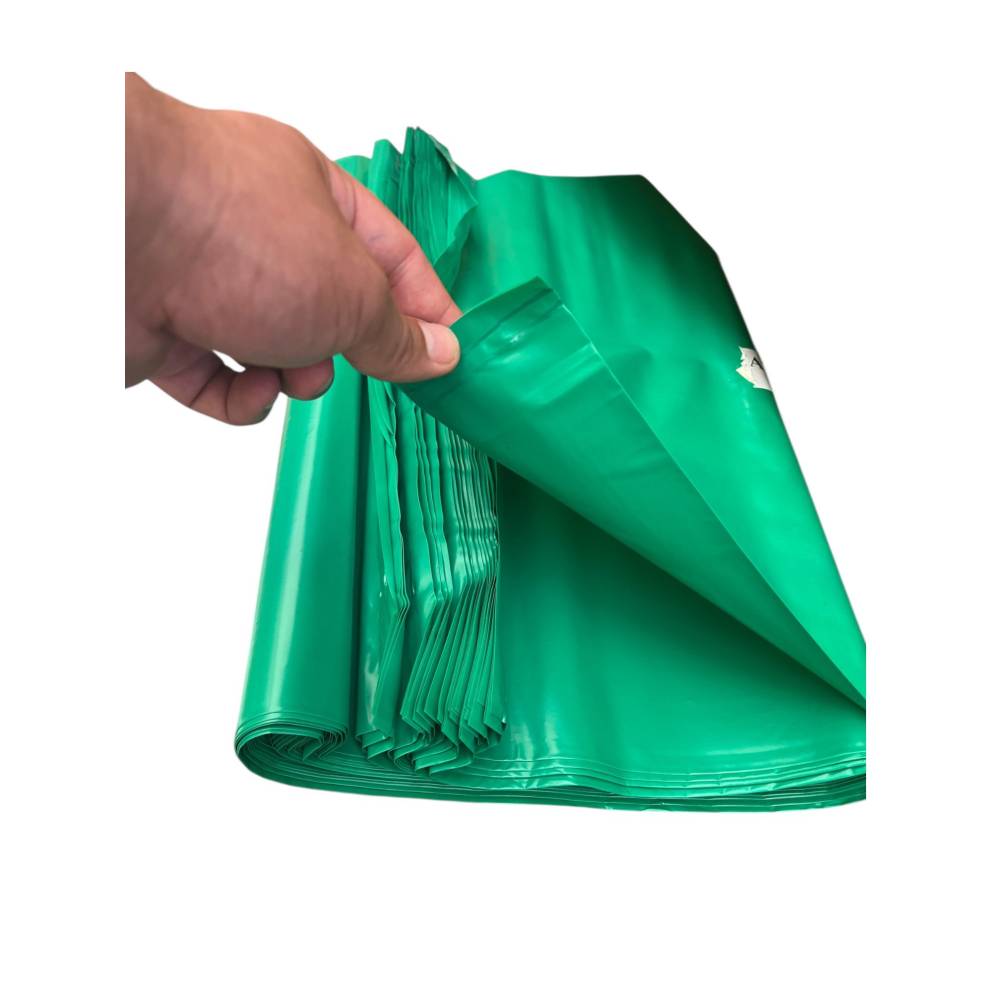 Saci plastic rezistenti, verzi 25 buc (53 x 93 cm)