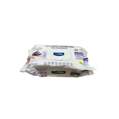 Servetele umede cu bicarbonat si otet, Deep Fresh, 100 buc, lavanda