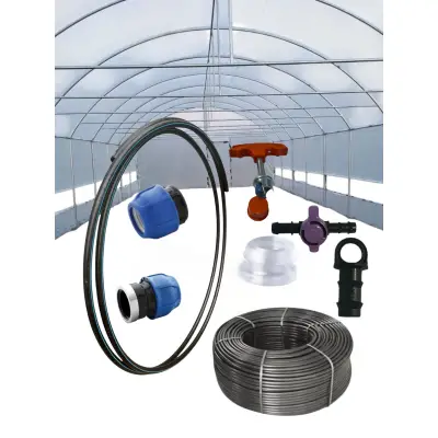 Sistem de irigatii pentru solarii prin picurare tub 20cm/100m