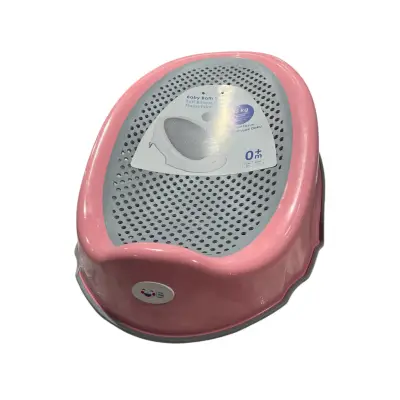 Suport bebelusi din silicon pentru cada antiderapant, Roz